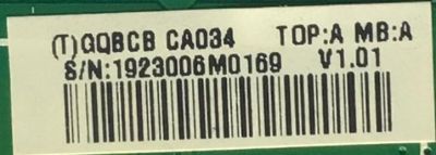 MAIN DE MONITOR ASUS / NUMERO DE PARTE GQBCCA034 / 715G4280-M02-000-004K / NUMERO DE PANEL M236H3-LA3 - Imagen 4